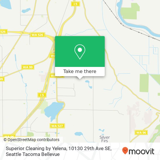 Mapa de Superior Cleaning by Yelena, 10130 29th Ave SE