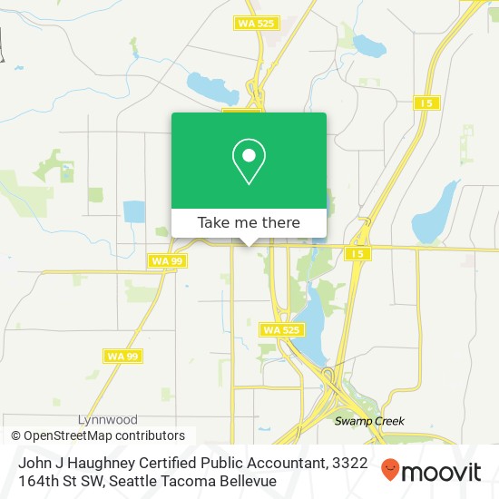 Mapa de John J Haughney Certified Public Accountant, 3322 164th St SW