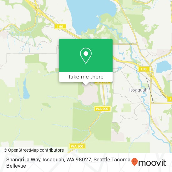 Shangri la Way, Issaquah, WA 98027 map