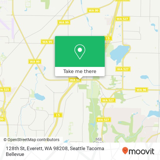 128th St, Everett, WA 98208 map