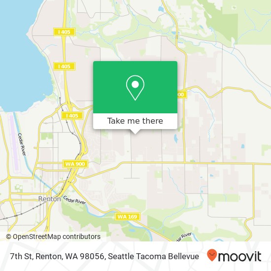 Mapa de 7th St, Renton, WA 98056