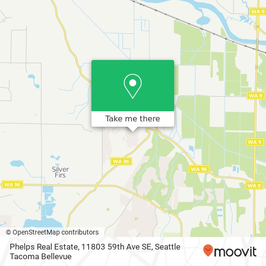 Mapa de Phelps Real Estate, 11803 59th Ave SE