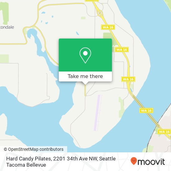 Hard Candy Pilates, 2201 34th Ave NW map