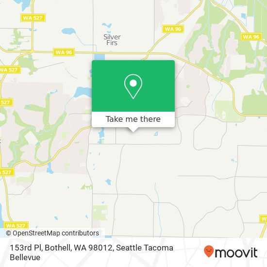 Mapa de 153rd Pl, Bothell, WA 98012