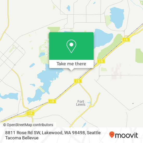 8811 Rose Rd SW, Lakewood, WA 98498 map