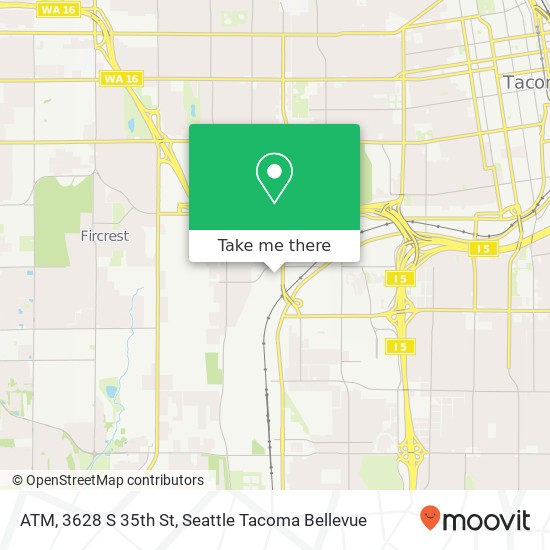 ATM, 3628 S 35th St map
