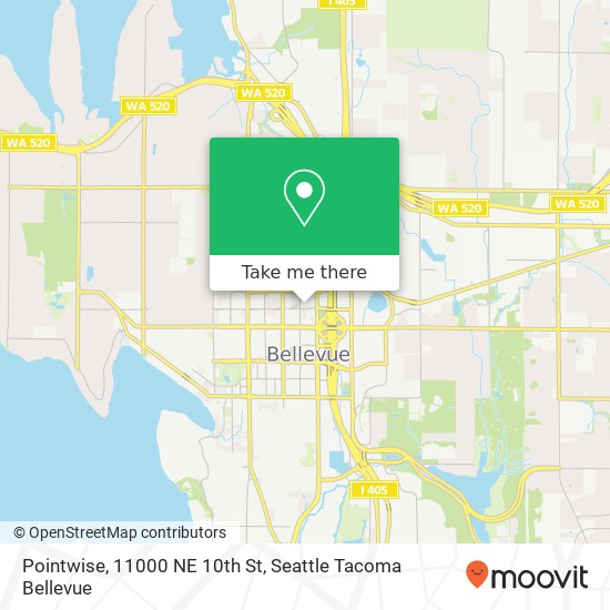 Mapa de Pointwise, 11000 NE 10th St