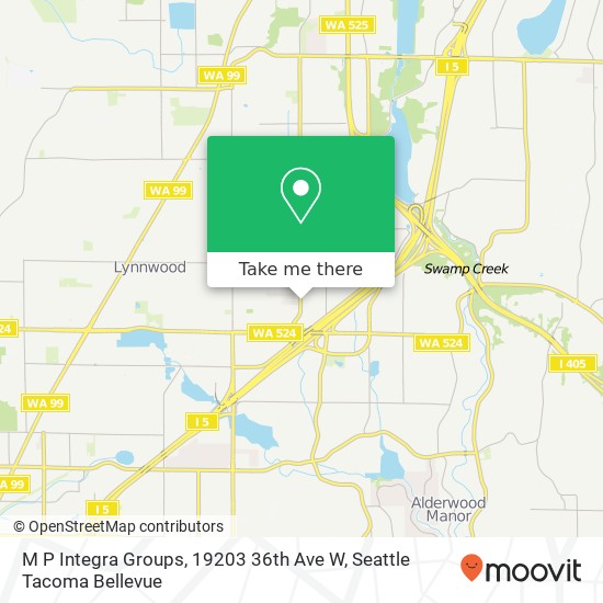 M P Integra Groups, 19203 36th Ave W map