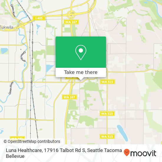 Luna Healthcare, 17916 Talbot Rd S map