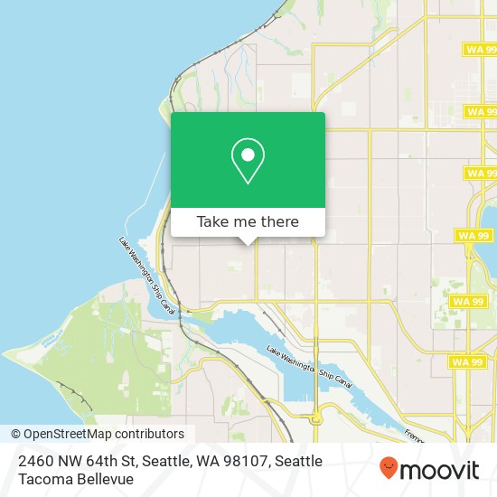 2460 NW 64th St, Seattle, WA 98107 map