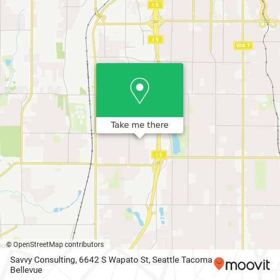 Savvy Consulting, 6642 S Wapato St map