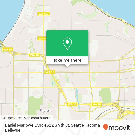 Mapa de Daniel Marlowe LMP, 4522 S 9th St