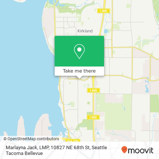 Marlayna Jack, LMP, 10827 NE 68th St map