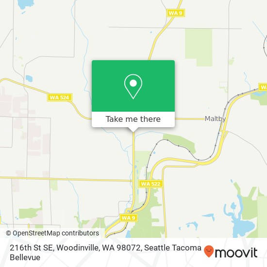216th St SE, Woodinville, WA 98072 map