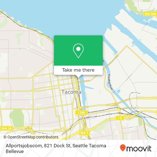 Allportsjobscom, 821 Dock St map