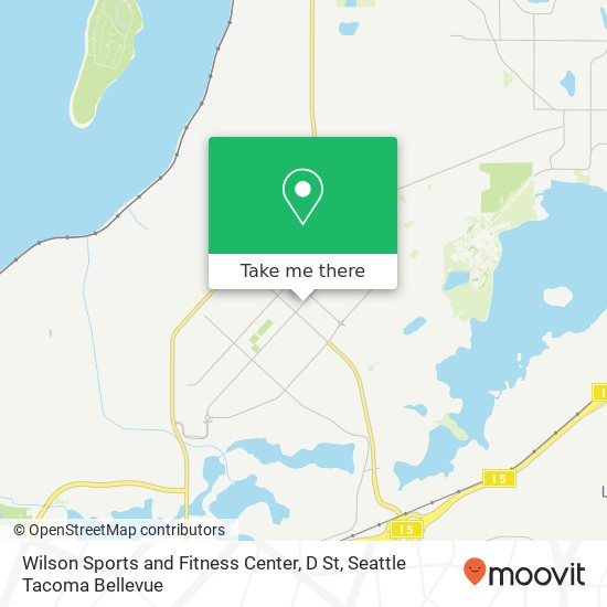 Mapa de Wilson Sports and Fitness Center, D St