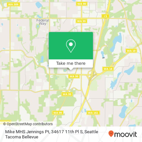 Mapa de Mike MHS Jennings Pt, 34617 11th Pl S