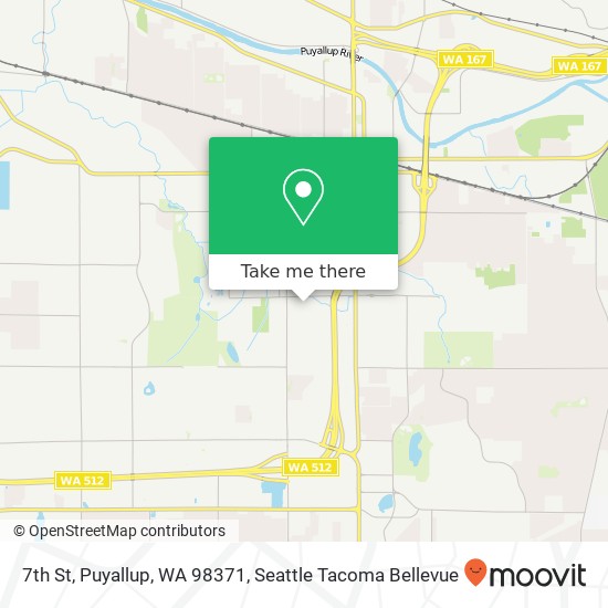 7th St, Puyallup, WA 98371 map