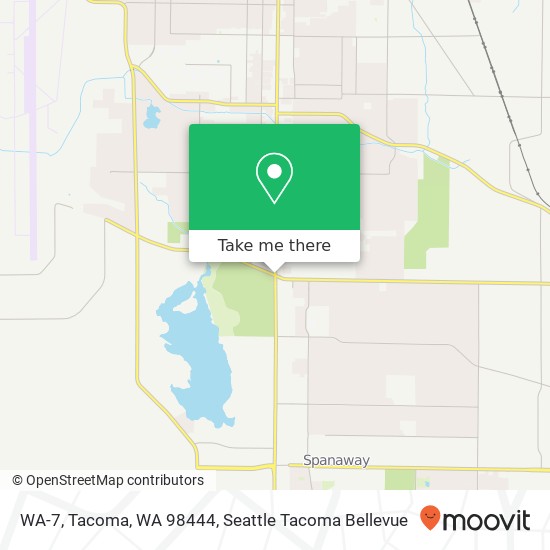 Mapa de WA-7, Tacoma, WA 98444