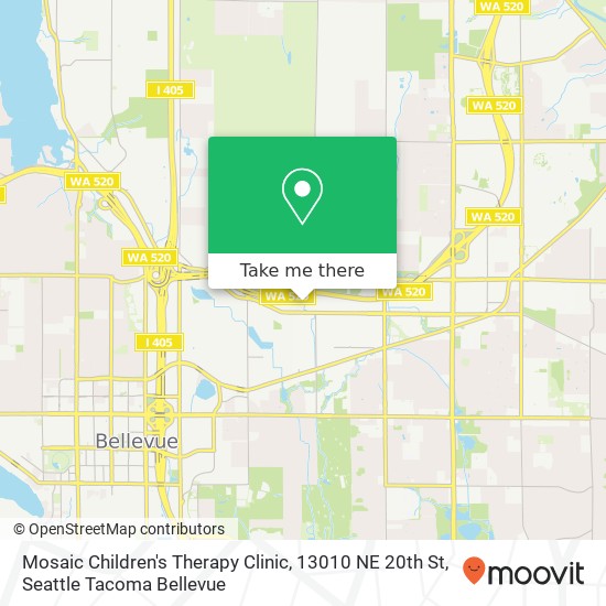 Mosaic Children's Therapy Clinic, 13010 NE 20th St map