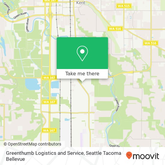 Mapa de Greenthumb Logistics and Service