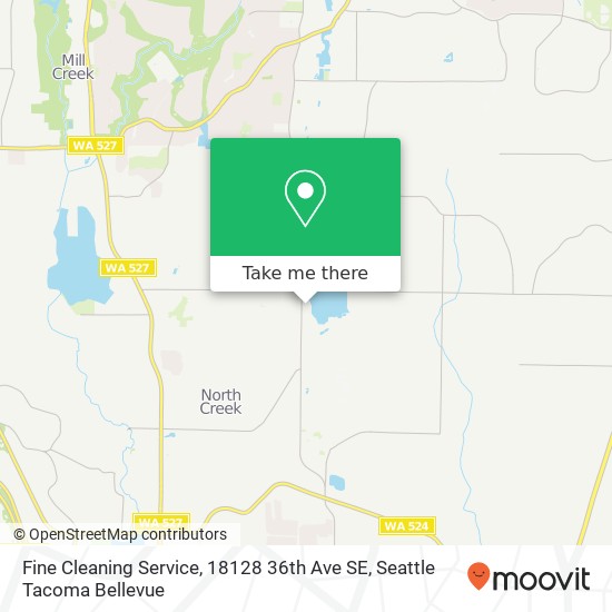 Fine Cleaning Service, 18128 36th Ave SE map
