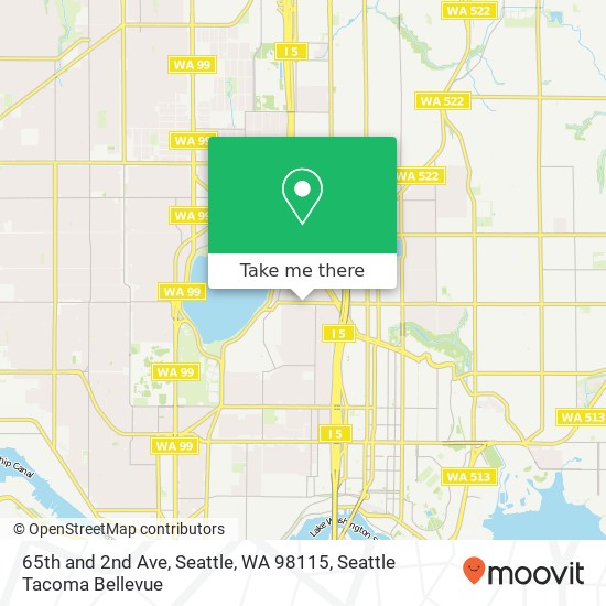 65th and 2nd Ave, Seattle, WA 98115 map