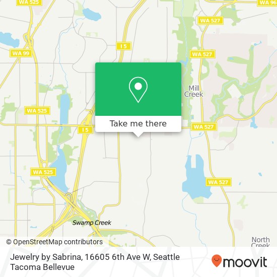 Mapa de Jewelry by Sabrina, 16605 6th Ave W