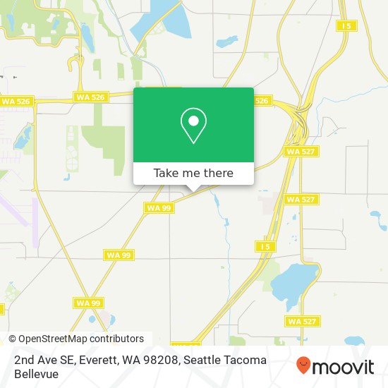 2nd Ave SE, Everett, WA 98208 map