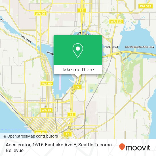 Accelerator, 1616 Eastlake Ave E map