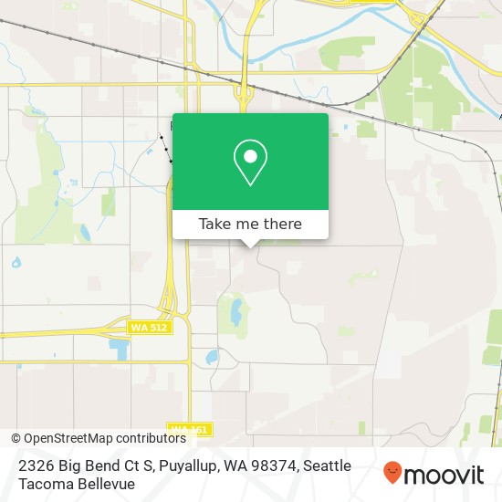 2326 Big Bend Ct S, Puyallup, WA 98374 map