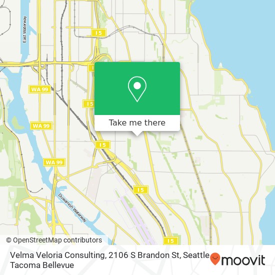 Velma Veloria Consulting, 2106 S Brandon St map