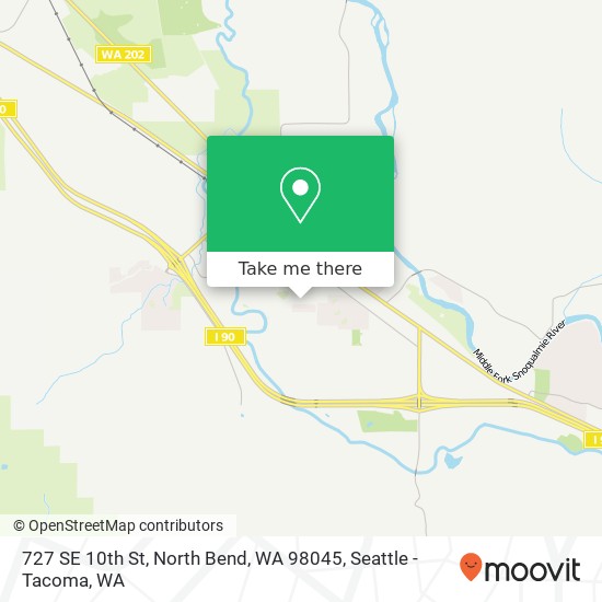 727 SE 10th St, North Bend, WA 98045 map