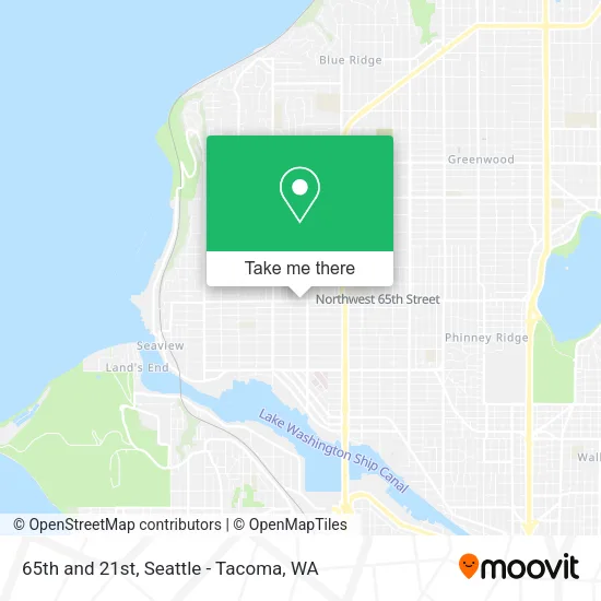 Mapa de 65th and 21st