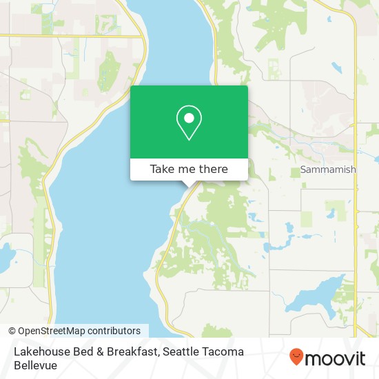 Mapa de Lakehouse Bed & Breakfast