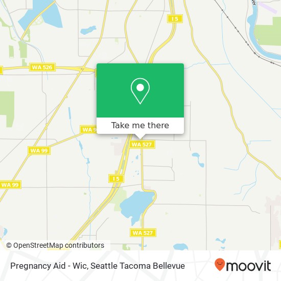 Mapa de Pregnancy Aid - Wic