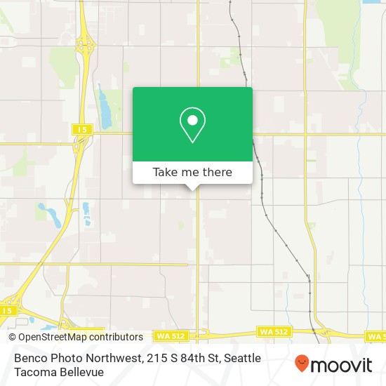 Mapa de Benco Photo Northwest, 215 S 84th St
