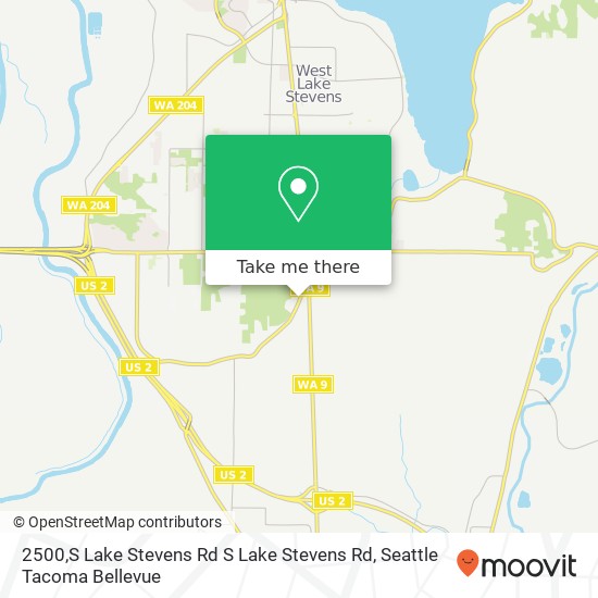 Mapa de 2500,S Lake Stevens Rd S Lake Stevens Rd, Lake Stevens, WA 98258