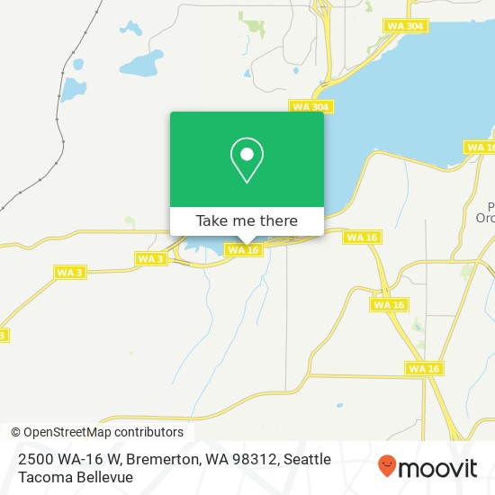 2500 WA-16 W, Bremerton, WA 98312 map