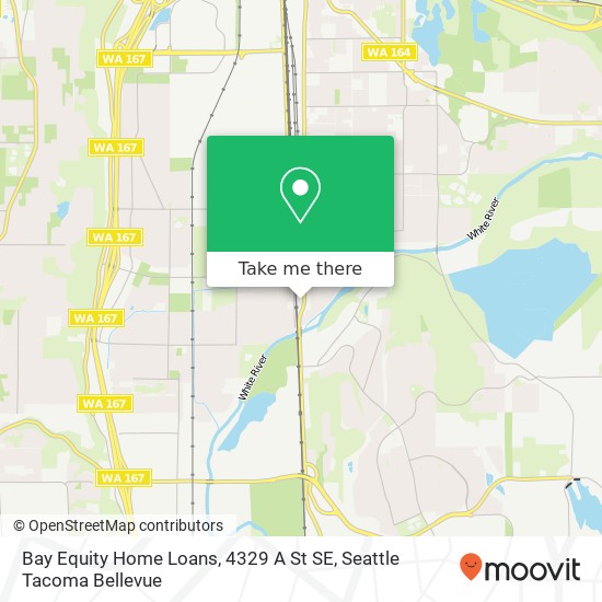 Bay Equity Home Loans, 4329 A St SE map