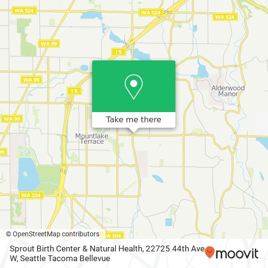 Sprout Birth Center & Natural Health, 22725 44th Ave W map