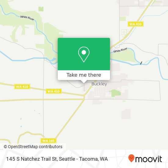 Mapa de 145 S Natchez Trail St, Buckley, WA 98321