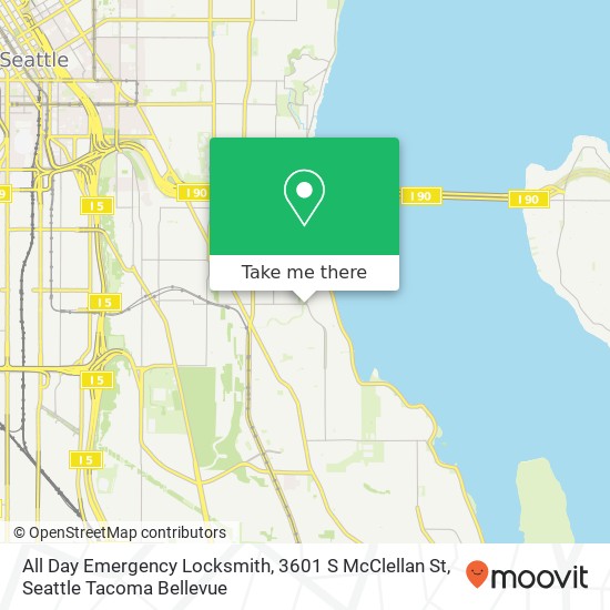 All Day Emergency Locksmith, 3601 S McClellan St map