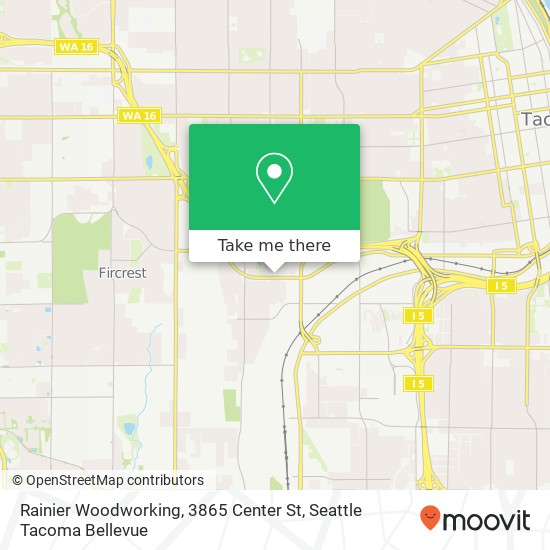 Rainier Woodworking, 3865 Center St map