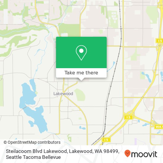 Steilacoom Blvd Lakewood, Lakewood, WA 98499 map