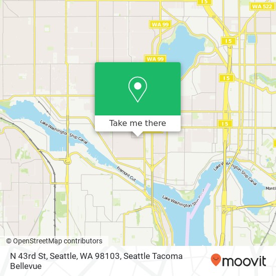 N 43rd St, Seattle, WA 98103 map