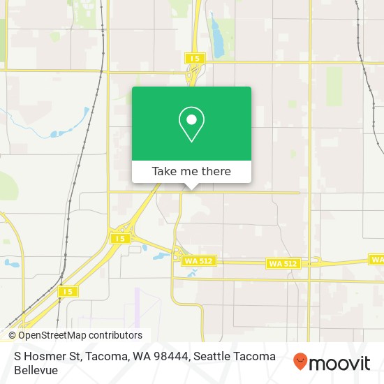 S Hosmer St, Tacoma, WA 98444 map