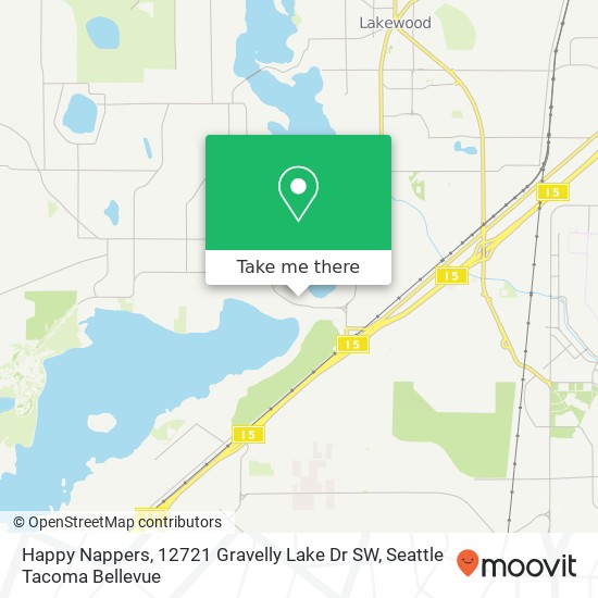 Happy Nappers, 12721 Gravelly Lake Dr SW map