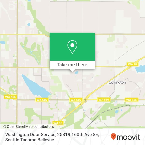 Washington Door Service, 25819 160th Ave SE map