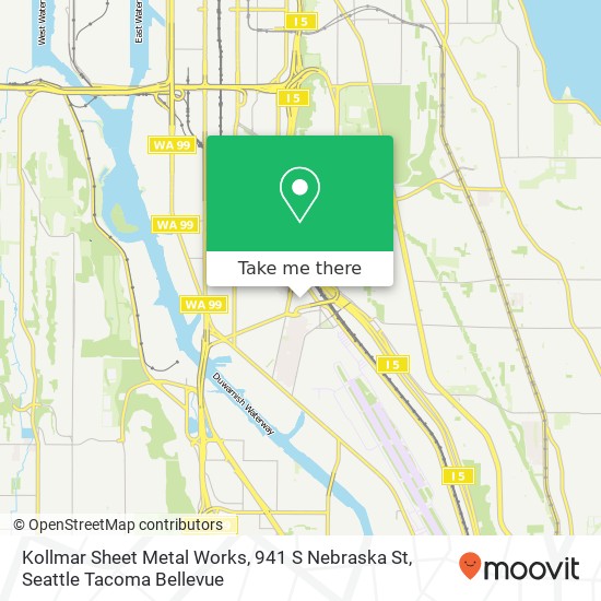 Kollmar Sheet Metal Works, 941 S Nebraska St map